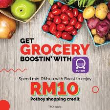 Potboy Get RM10 With RM100 Spending
